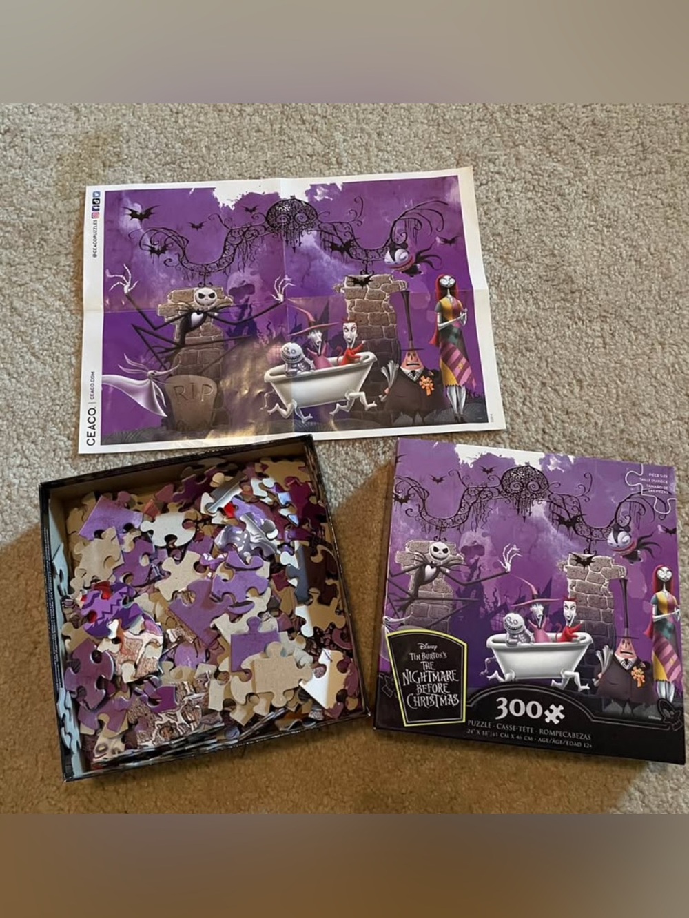 The Nightmare Before Christmas 300 Piece Puzzle